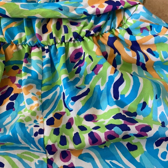 Lilly Pulitzer Colleen Romper in Sea Soirée - Picture 7 of 9